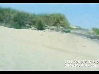 Nude Blonde Fucked On The Beach