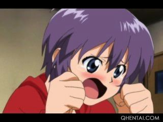 Hentai Teen Sweetie Rubbing And Fingering Her Wet Cunt