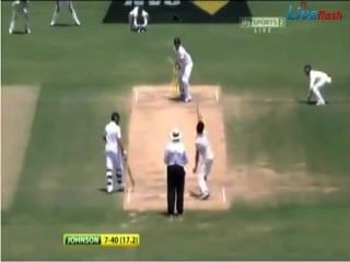 Mitchell Johnson Destroys England, 7-40, Adelaide Oval, Ashes 2013.