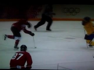 Olympic Hockey - Gold Metal Game - Canada Sweden - Goal # 3
