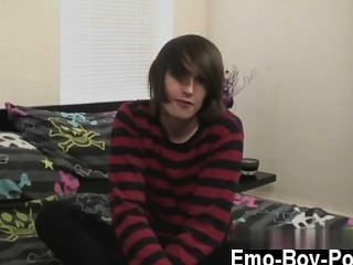 Twink Video Hot Emo Dude Mikey Red Has Never Done Porn Before! Homoemo Is