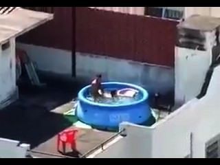 I Caught My Neighbors Fucking On The Rooftop.