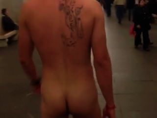 Walking Naked In The Train Station
