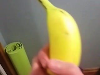 Teen Fondles Banana