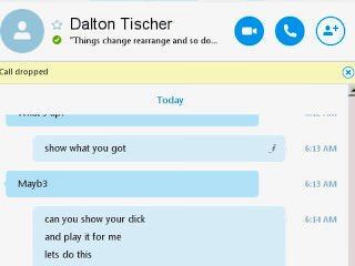 Dalton Tischer Show On Skype