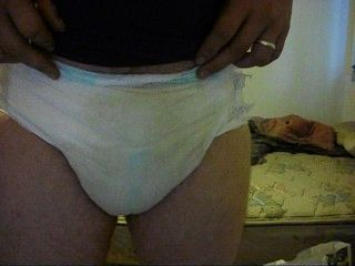Wetting And Messing My Diaper In The Morning Than Spanking Myself